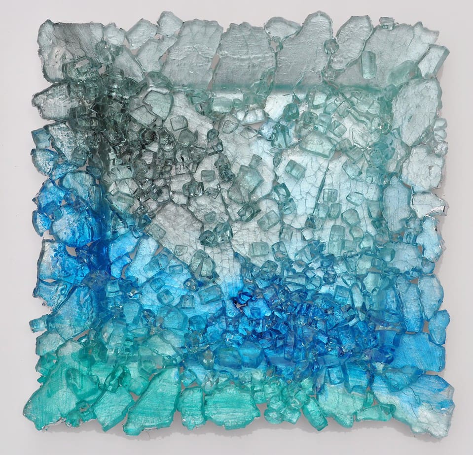 Detail - Close Up of one of the panels of the tryptich.