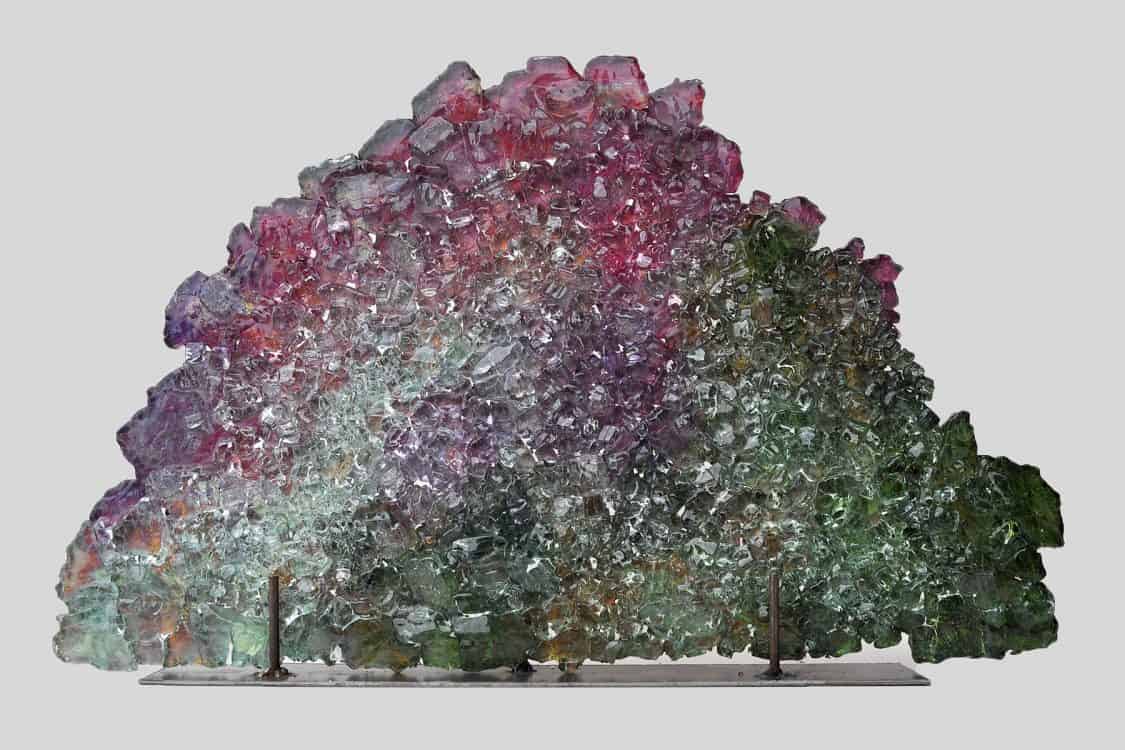 Reclaimed Glass Sculpture