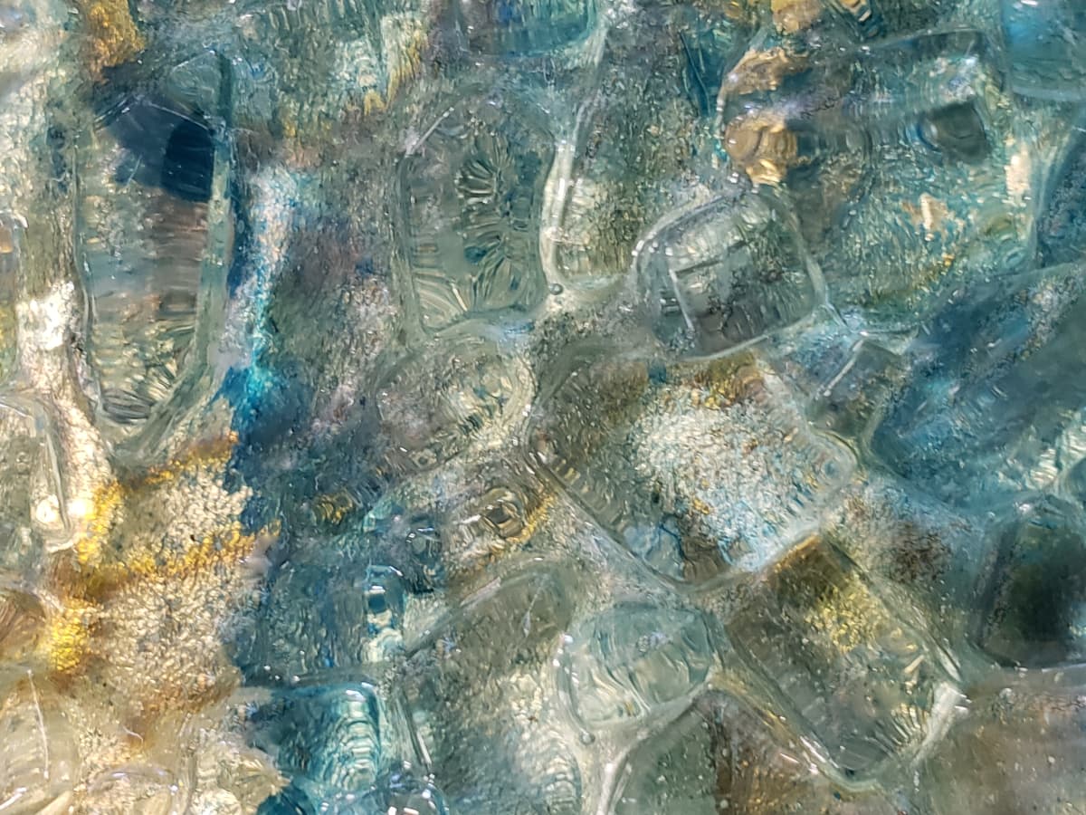 Textural Detail of "Ascension" by Mira Woodworth